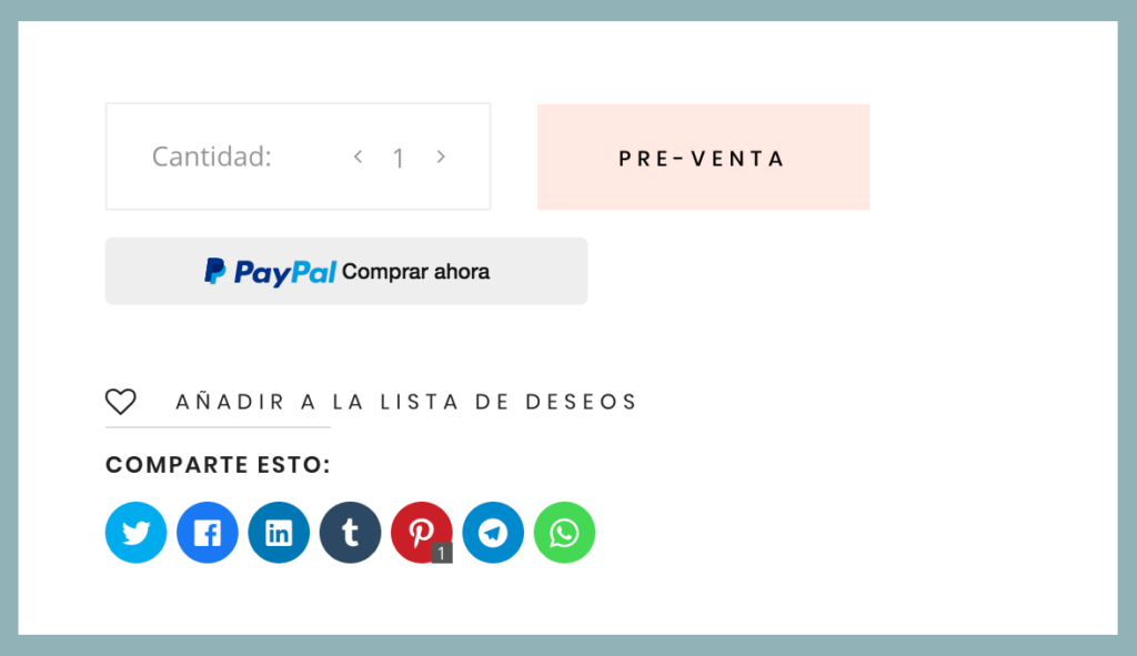 Ejemplo de producto pre-venta o pre-order en woocommerce