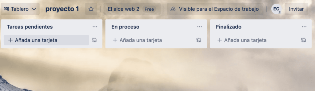 tarjetas trello nueva