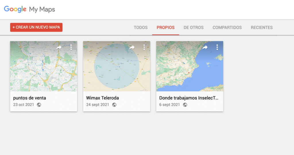 crea primer mapa personalizado google my maps