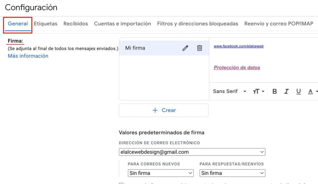 generar firma en gmail