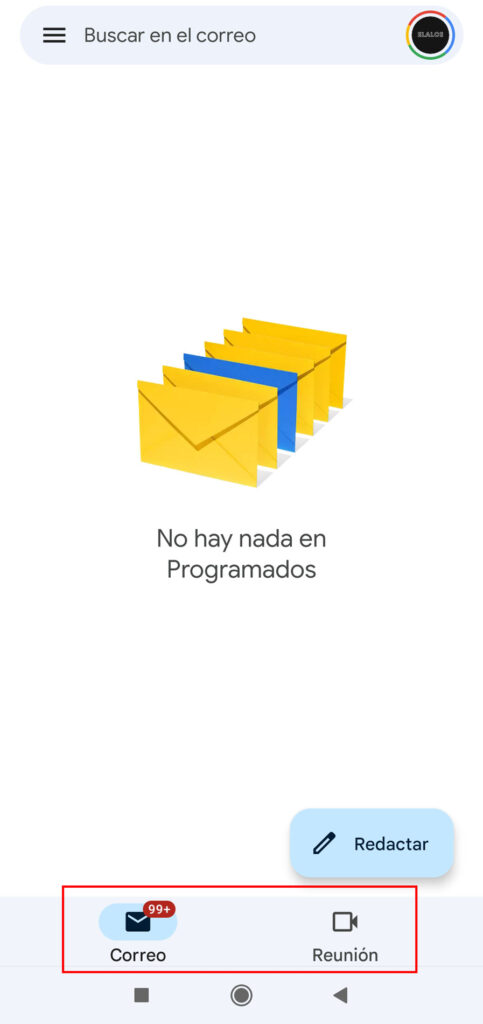 movil google meet donde esta en gmail app