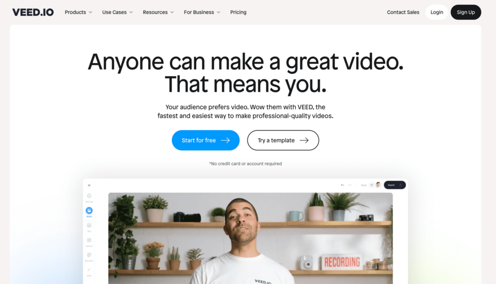 veed.io herramienta generar subtitulos pc