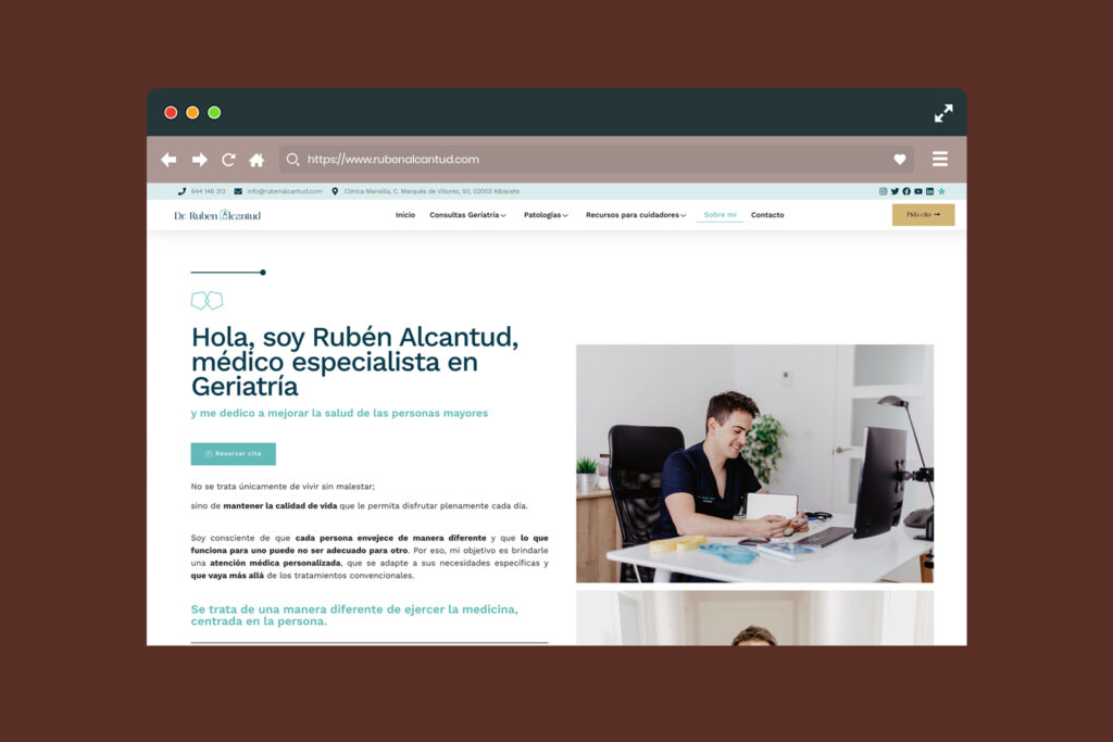 web geriatra ruben alcantud